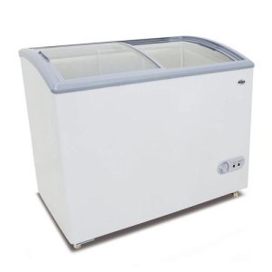 Congelador para helados Fama 250 litros EFH-250 vidrio curvo.
