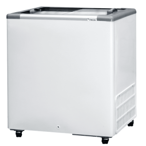 Congelador para helados Fricon 216 litros HFSL 216 vidrio recto.