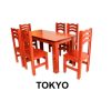 Juego de Comedor CBC 6 sillas Tokyo
