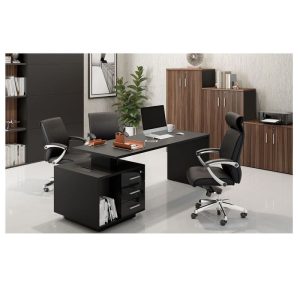 Muebles para equipar oficinas linea lunasa, escritorios, sillas, armarios, estantes, gavetas, etc.