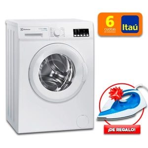 LAVARROPAS AUT. ELECTROLUX 6 KG C/F + PLANCHA ELECTROLUX AZUL SIV12