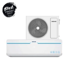 AIRE ACONDICIONADO MIDAS 12.000 BTU F/C R410 MD-AIR12 GAS ECOLOGICO