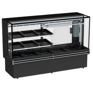 Vitrina para Carne y Embutido Vanguard Vidrio Recto Mixto Refrimate EAVVR2000M