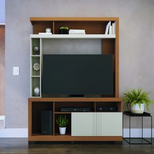 ESTANTE HOME ELBA PARA TV DE HASTA 50" FREIJO OFFW