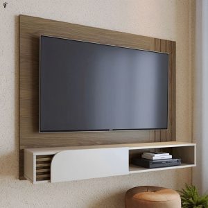 MUEBLE PARA TV PANEL SUSPENDIDO JURERE ALMENDRA OFFWHITE
