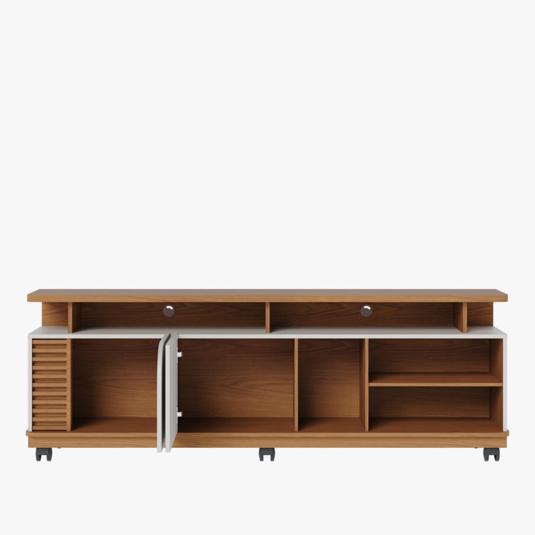 RACK BANCADA PARA TV DE HASTA 70" FREIJO OFFW